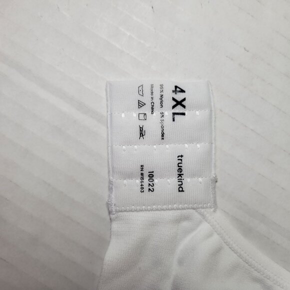 Truekind White Daily Comfort Wire Free Shaper Bra #10022 Size 4X - Picture 4 of 4